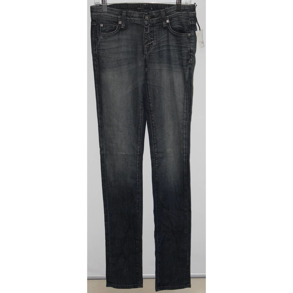 Women's Fidelity Scoop Low Rise Skinny Denim Blue Jeans Size 26 / Size 2 NEW NWT